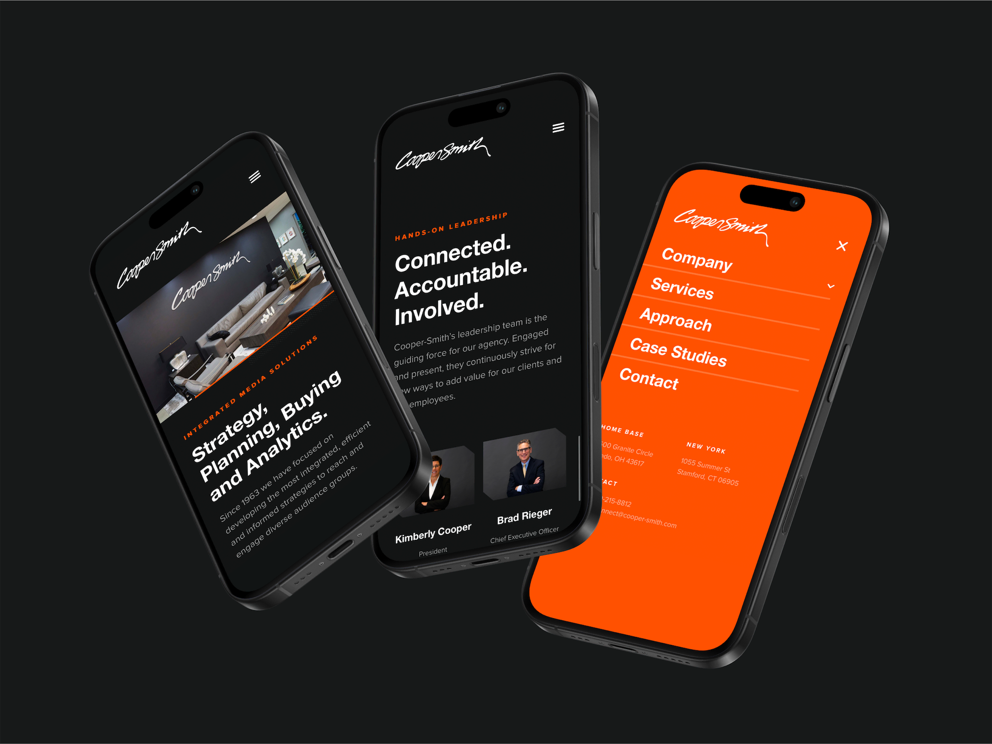 Cooper Smith mobile interface