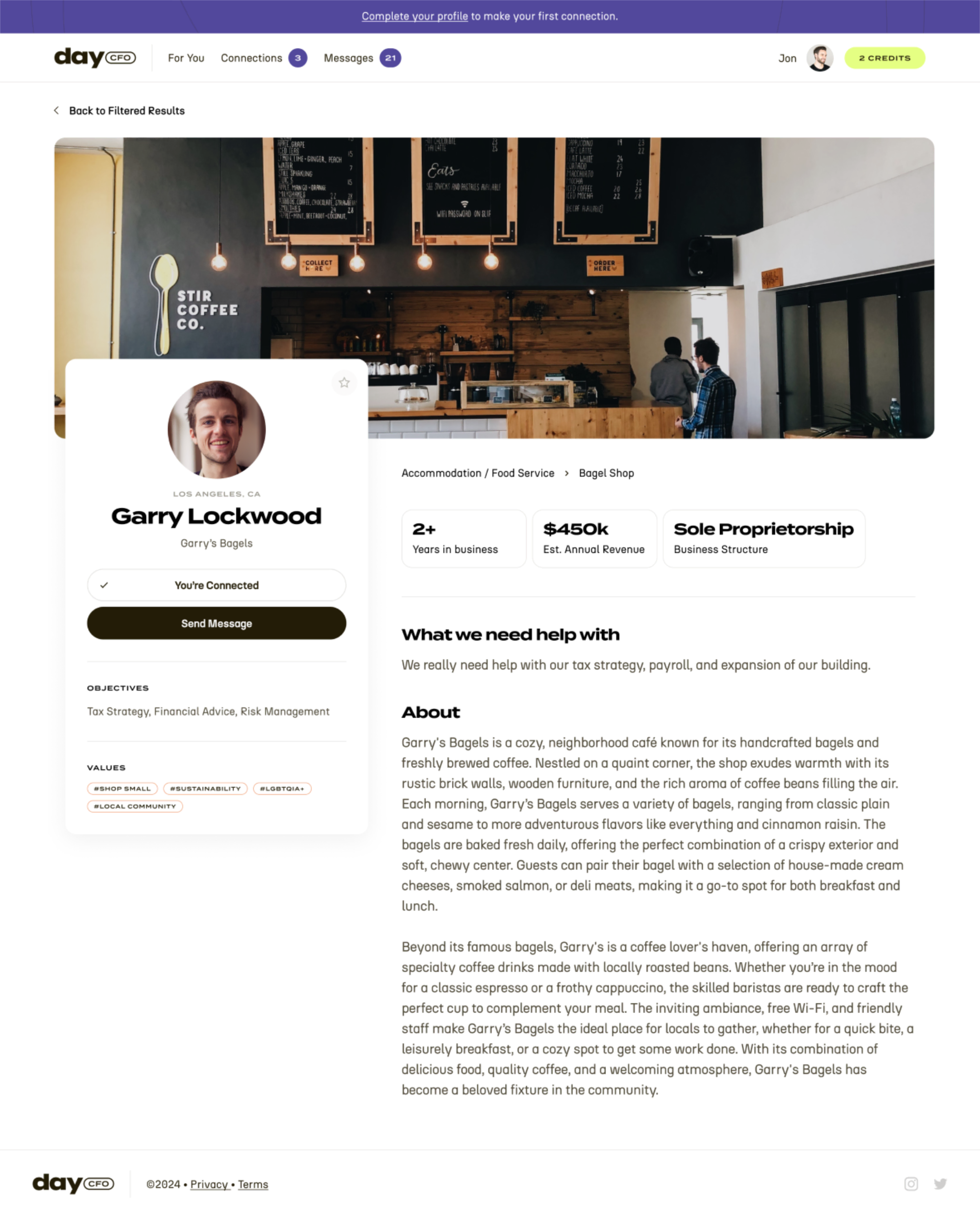 DayCFO layout design 2